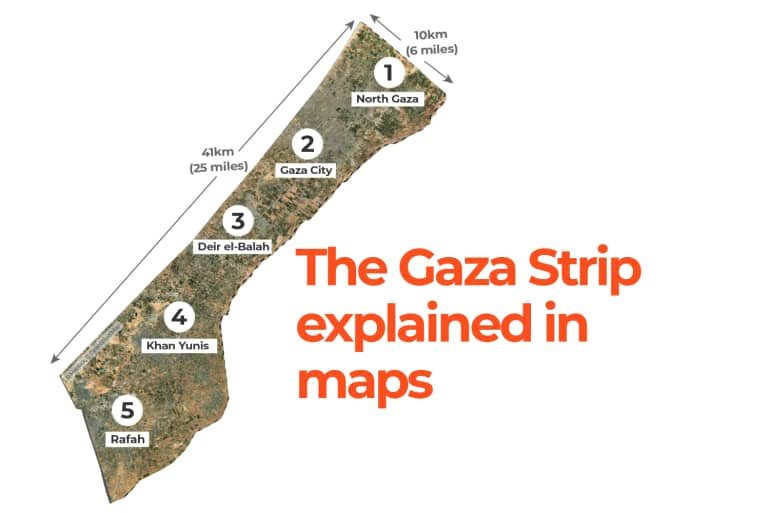 The Gaza Strip explained in maps